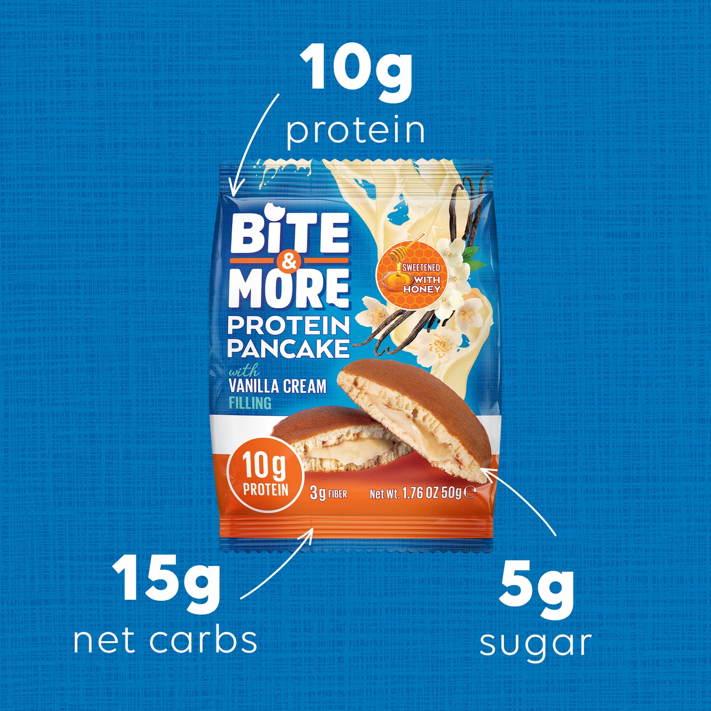 Vanilla Protein Pancake Box (12 Units)