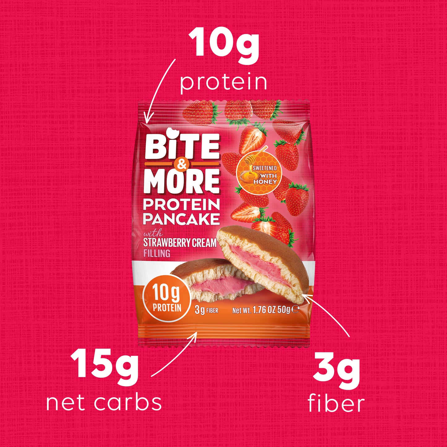 Strawberry Protein Pancake