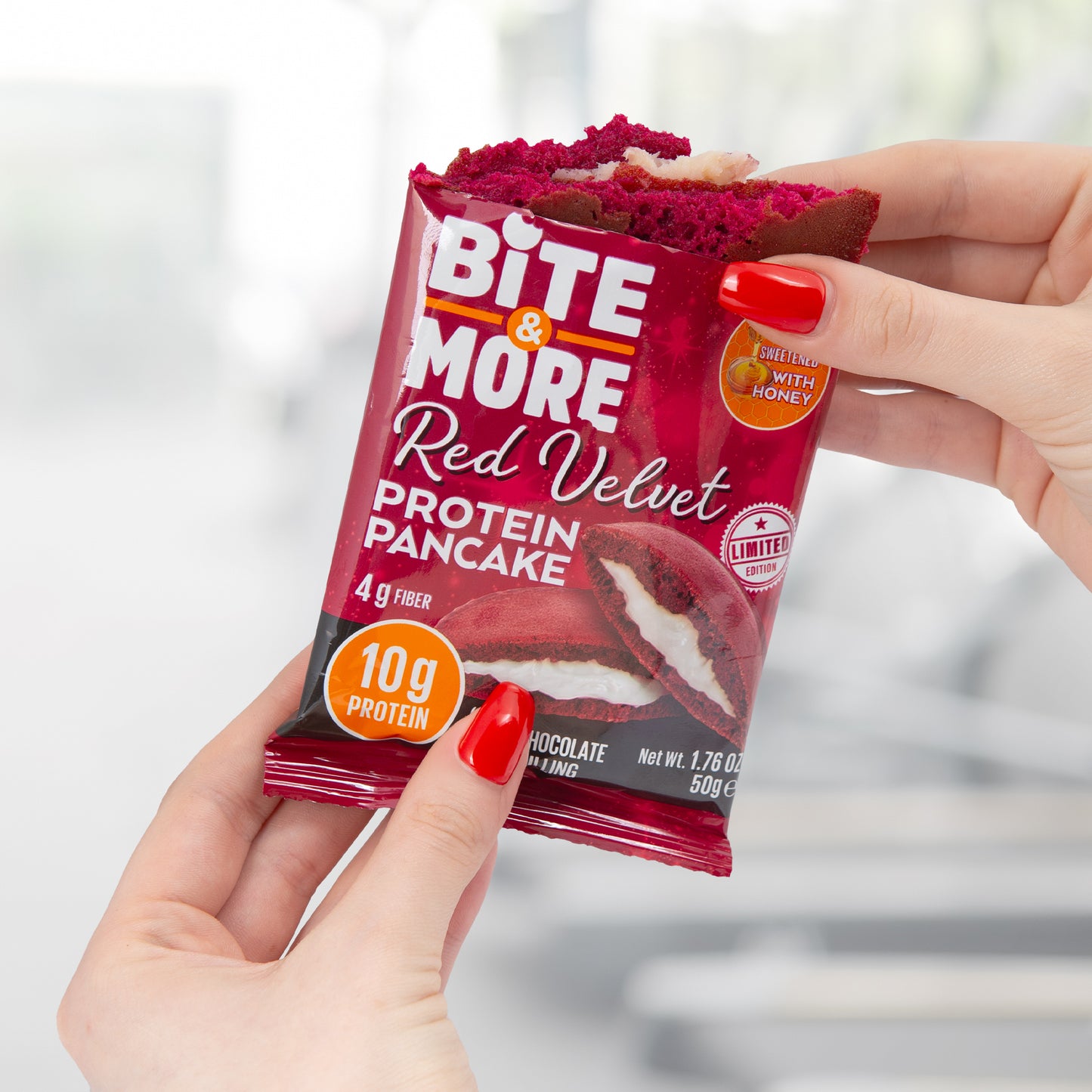 Red Velvet Protein Pancake Box (12 Units)