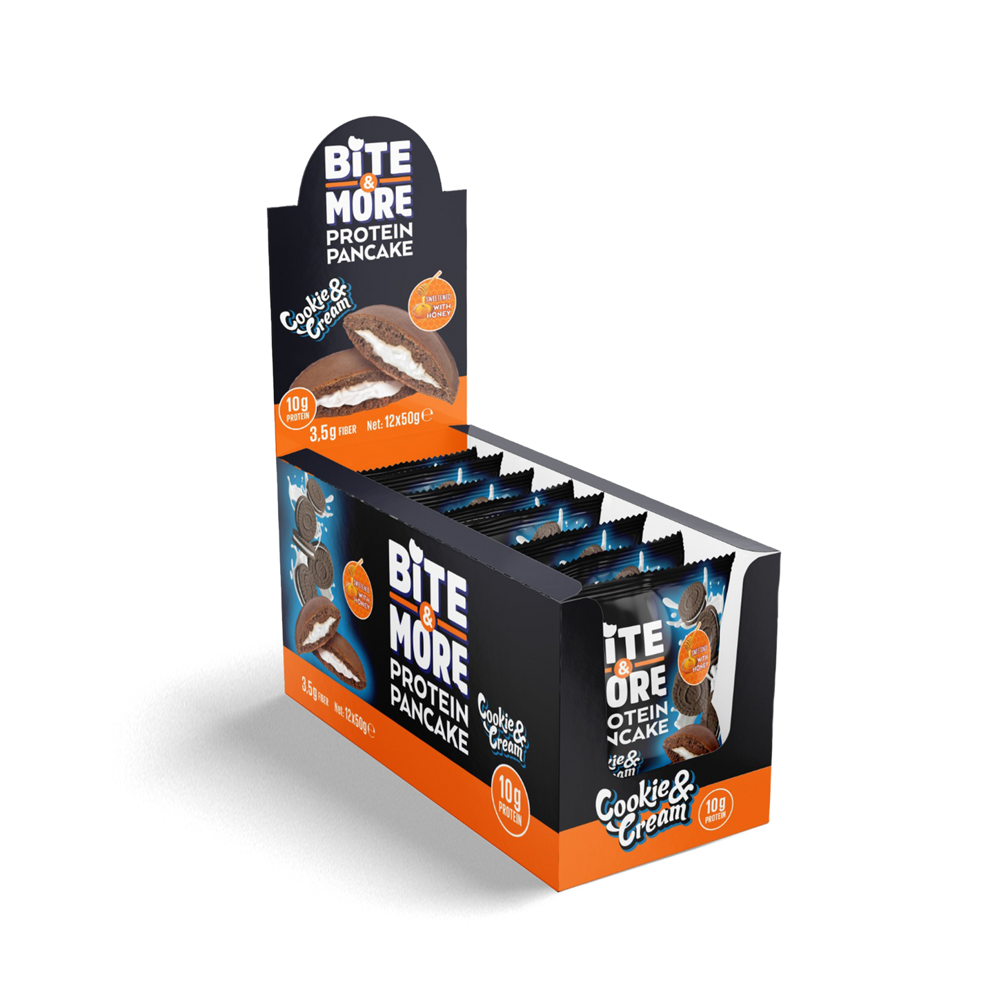 Cookie Cream Protein Pancake Box (12 Units)