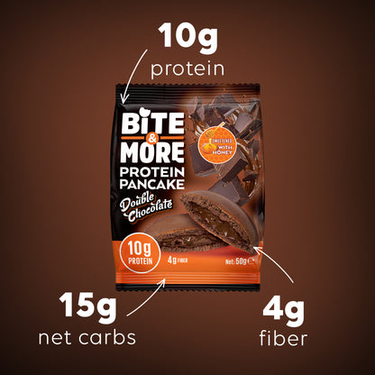 Double Chocolate Protein Pancake Box (12 Units)