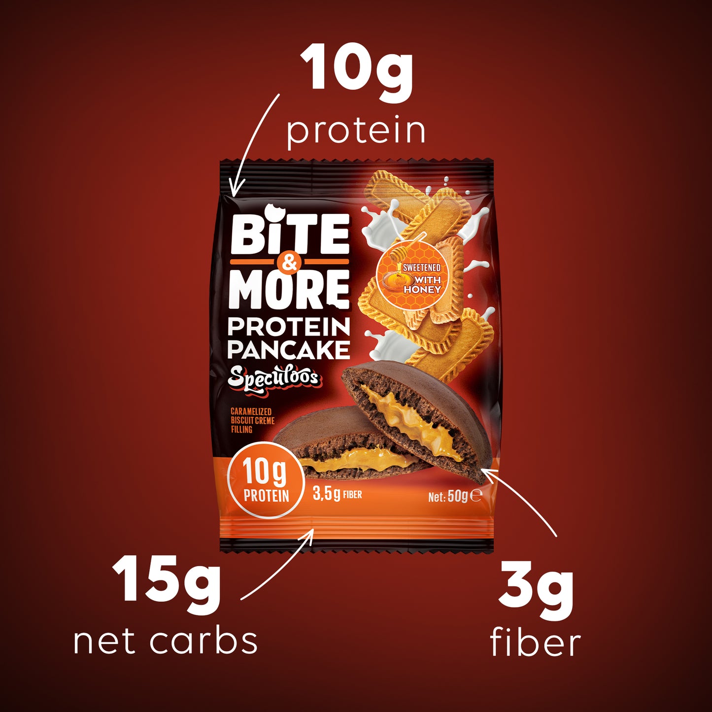 Speculoos Protein Pancake Box (12 Units)
