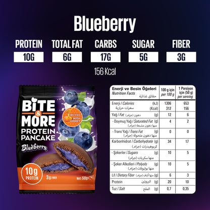 Blueberry Protein Pancake Box (12 Units)