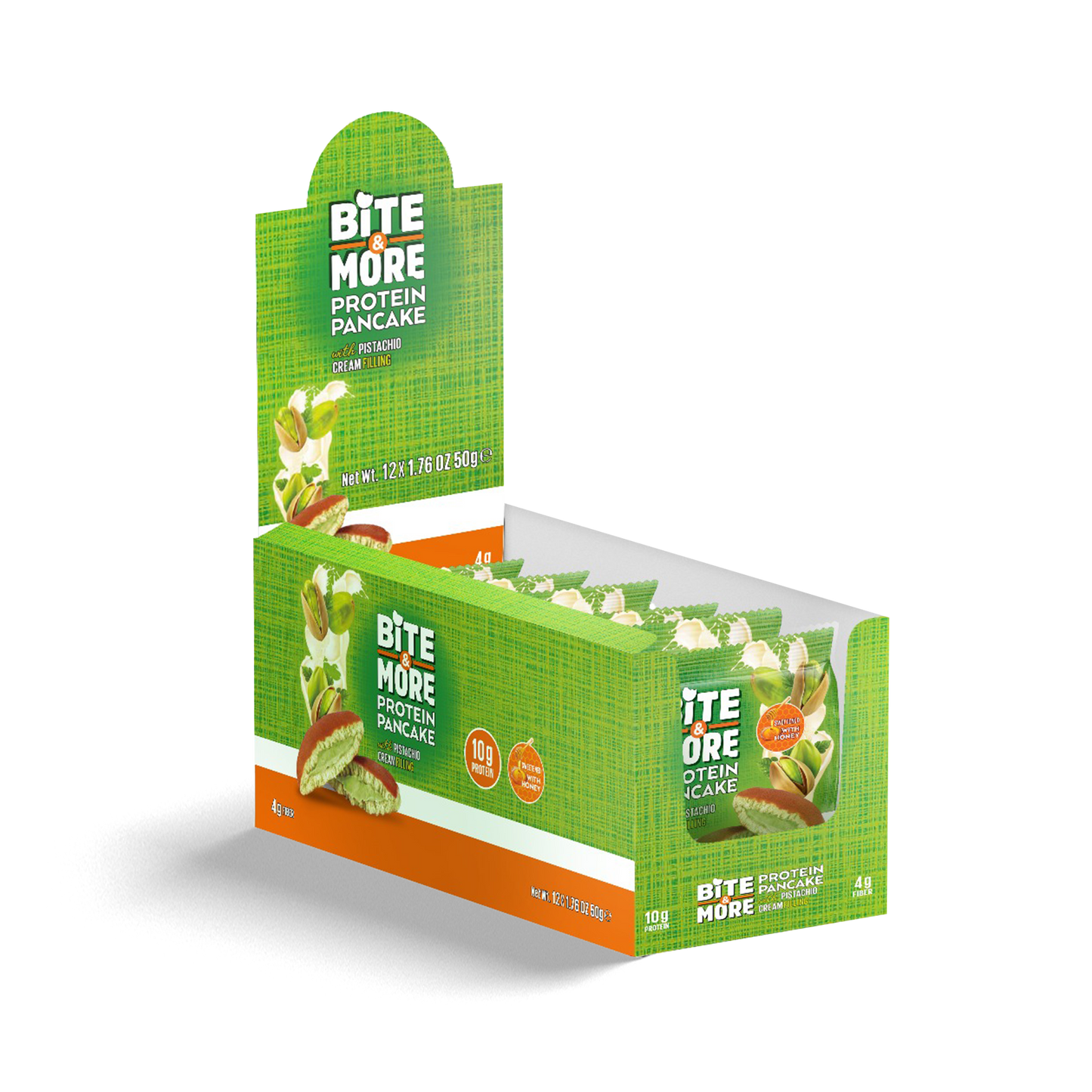Pistachio Protein Pancake Box (12 Units)